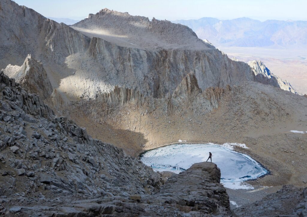 Me on the Mount Whitney Mountaineers Route before ascending the Final 400