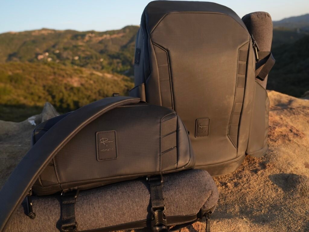 A UGC photo by Eyes of Chelsea of Nomatic's Camera Sling 8L and Camer Pack 25L